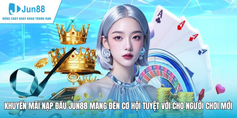 Khuyến mãi nạp đầu tại JUN88 mang đến cơ hội tuyệt vời cho người chơi mới